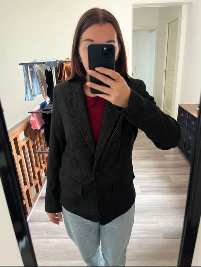 Blazer noir et or neuf avec étiquettes - photo numéro 6