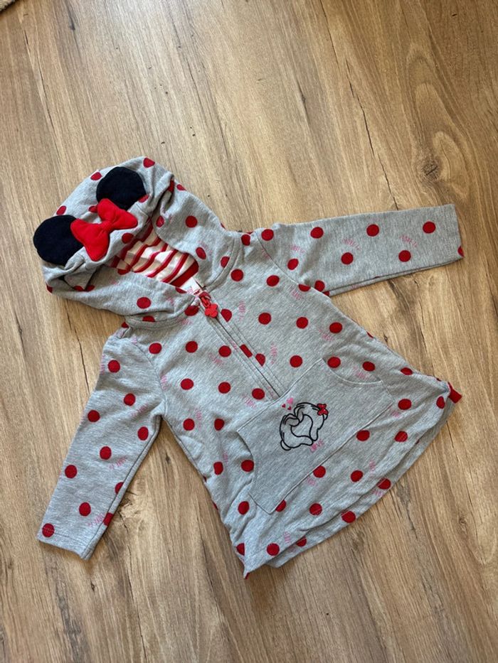 Ensemble veste + legging Minnie Disney 9 mois - photo numéro 2
