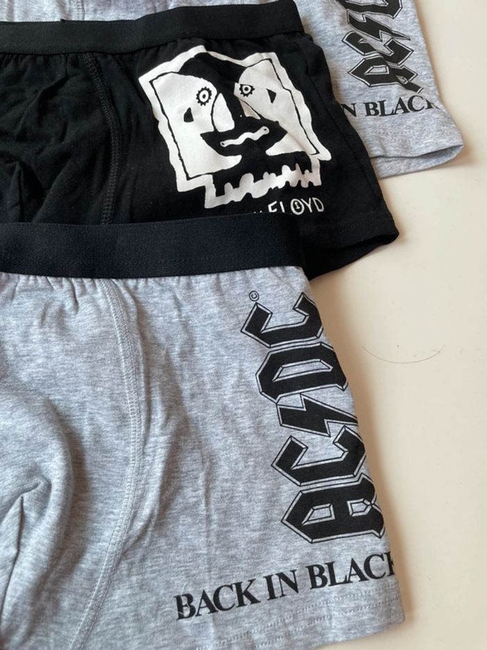 Paquet de 3 boxers ACDC et pink Floyd taille L - photo numéro 3