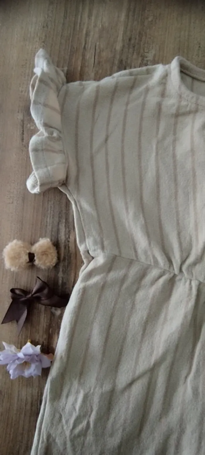 Combinaison pantalon crème H&m fille - photo numéro 3