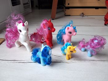 Lot 6 poneys licornes 