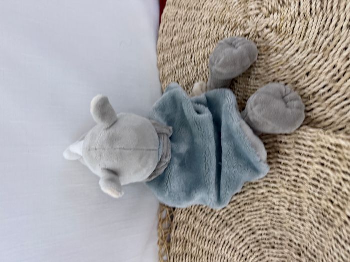 DOUDOU MARIONNETTE RHINOCEROS SAVANE BABY NAT - photo numéro 3
