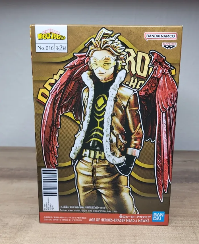Figurine My Hero Academia Hawks Age of Heroes Banpresto Bandai Namco