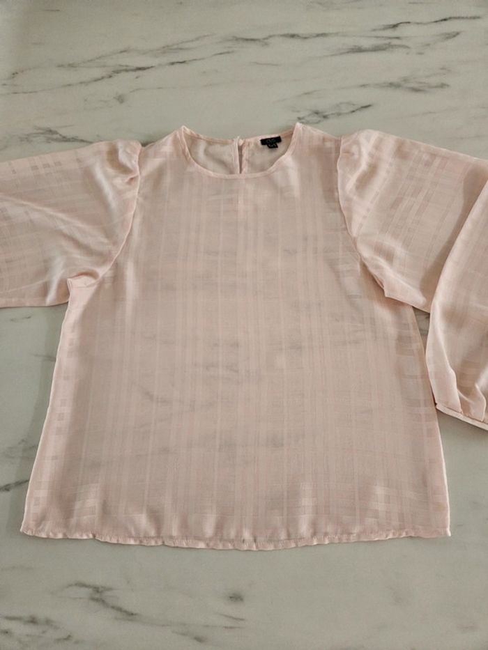 OVS blouse rose pâle style chemisier taille 38 - photo numéro 10