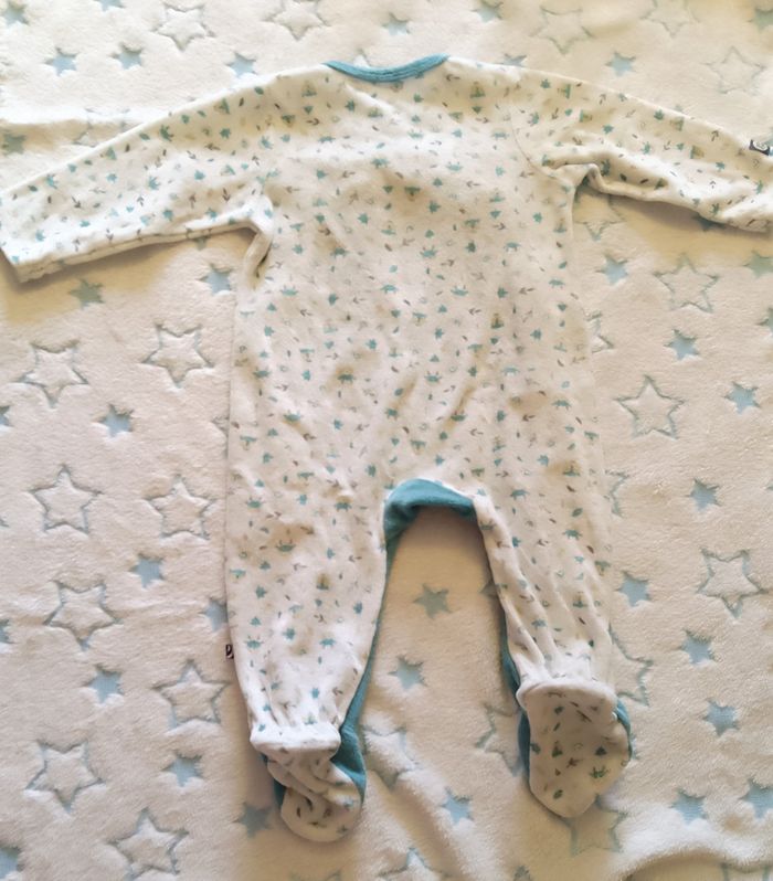 Pyjama Sucre d’Orge 12M / 74cm – Très bon état – Doux & chaud - photo numéro 8