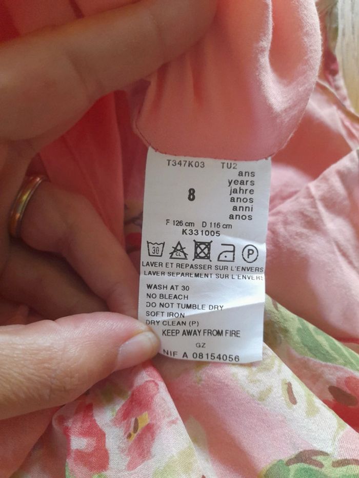 Robe à bretelles KENZO 8ans - photo numéro 6