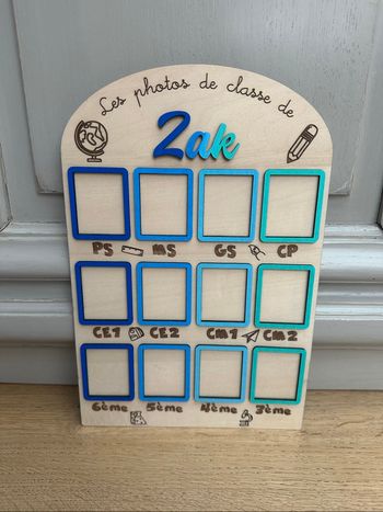 Présentoir photo d’école – de la petite section à la 3ᵉ