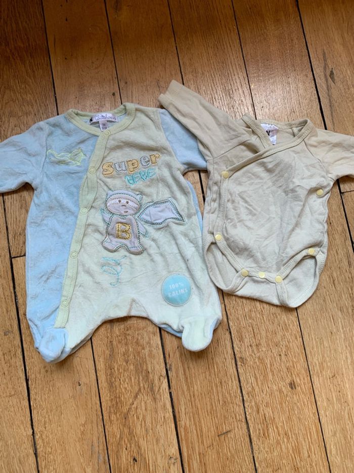 Pyjama et body naissance