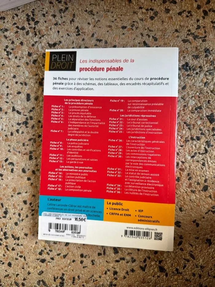 Livre les indispensables de la procédure pénale - photo numéro 3