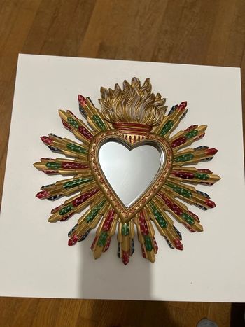 Ex voto. Miroir. Cœur sacré 