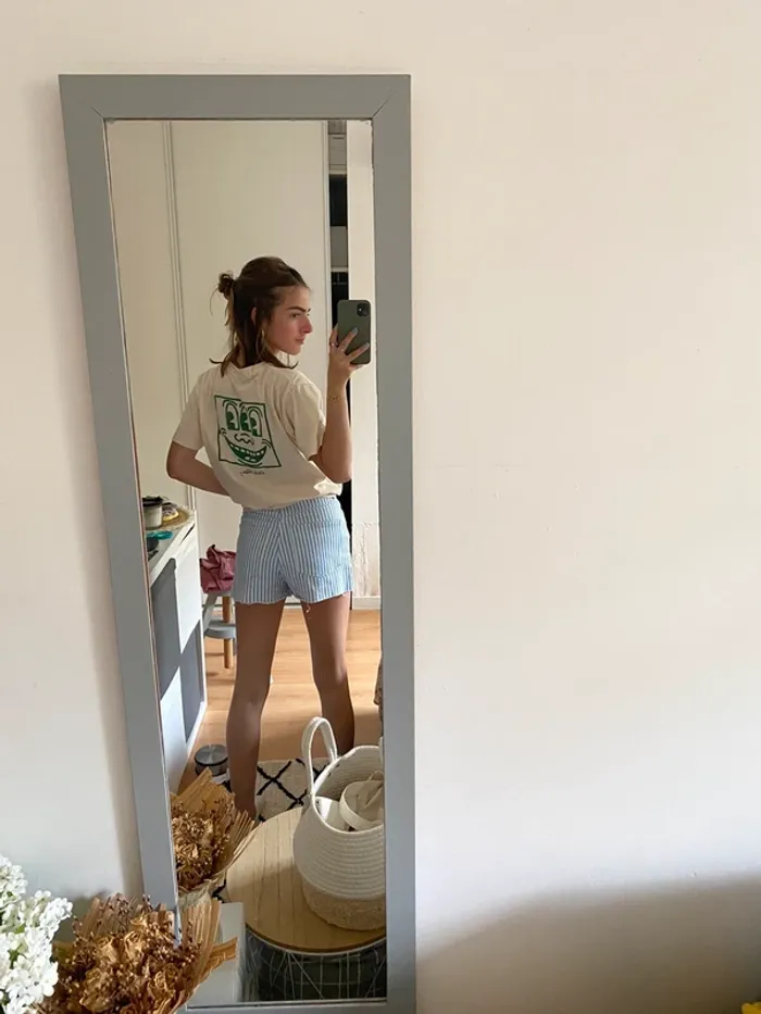 Short à rayures - H&M - photo numéro 3