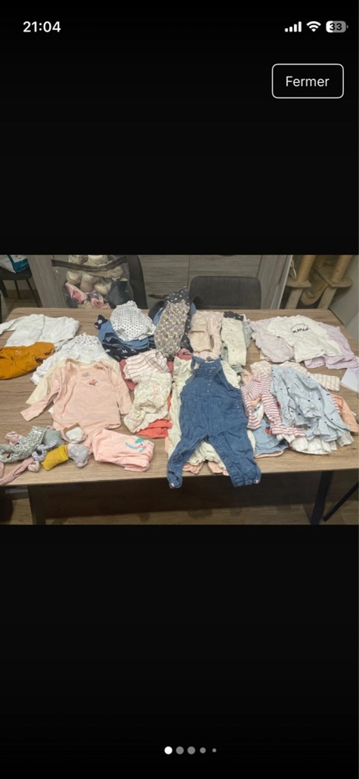 Lot vêtements taille 9 mois