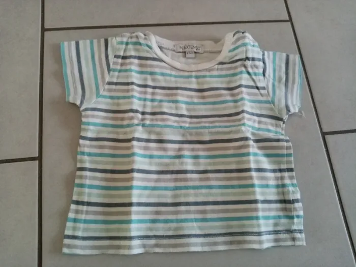 T-shirt rayé manches courtes