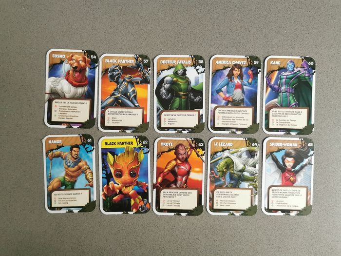 Lot de cartes j'explore l'univers Marvel avec Groot 2024 - photo numéro 7