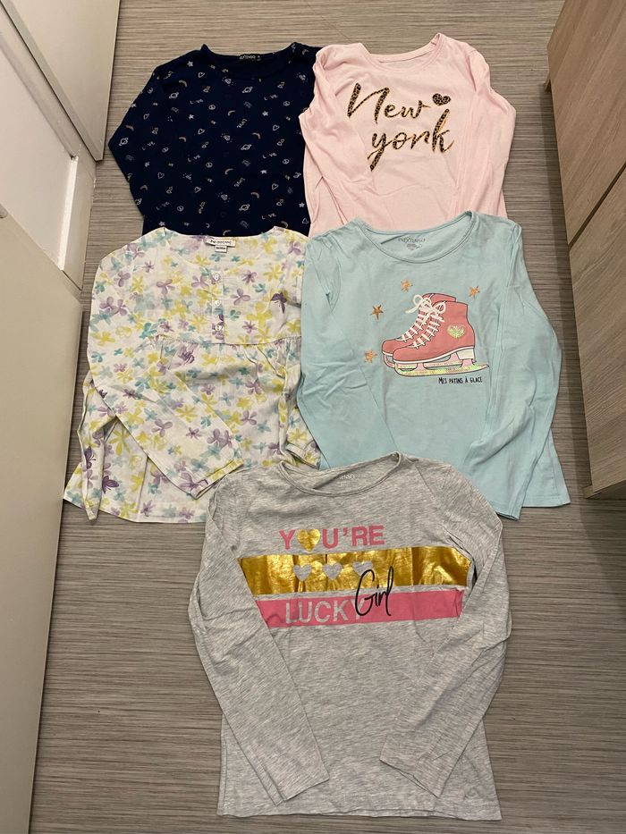 Lot de 5 maillots manches longues en 10 ans - photo numéro 2