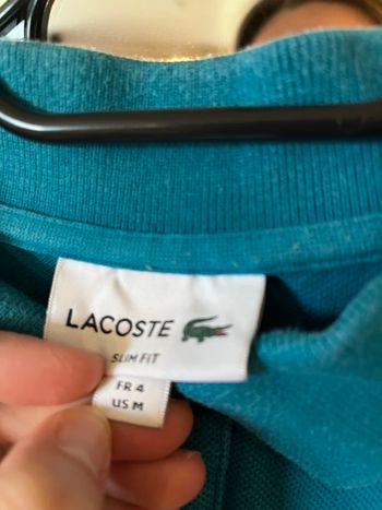 Polo Lacoste bleu