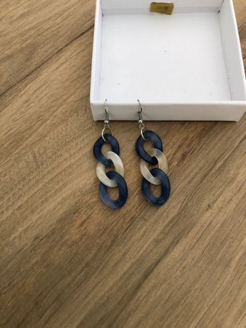 Boucles d’oreilles en maille