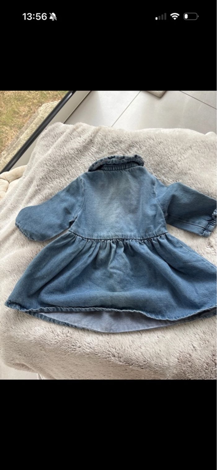 Robe en jean lulu castagnette 6 mois - photo numéro 5