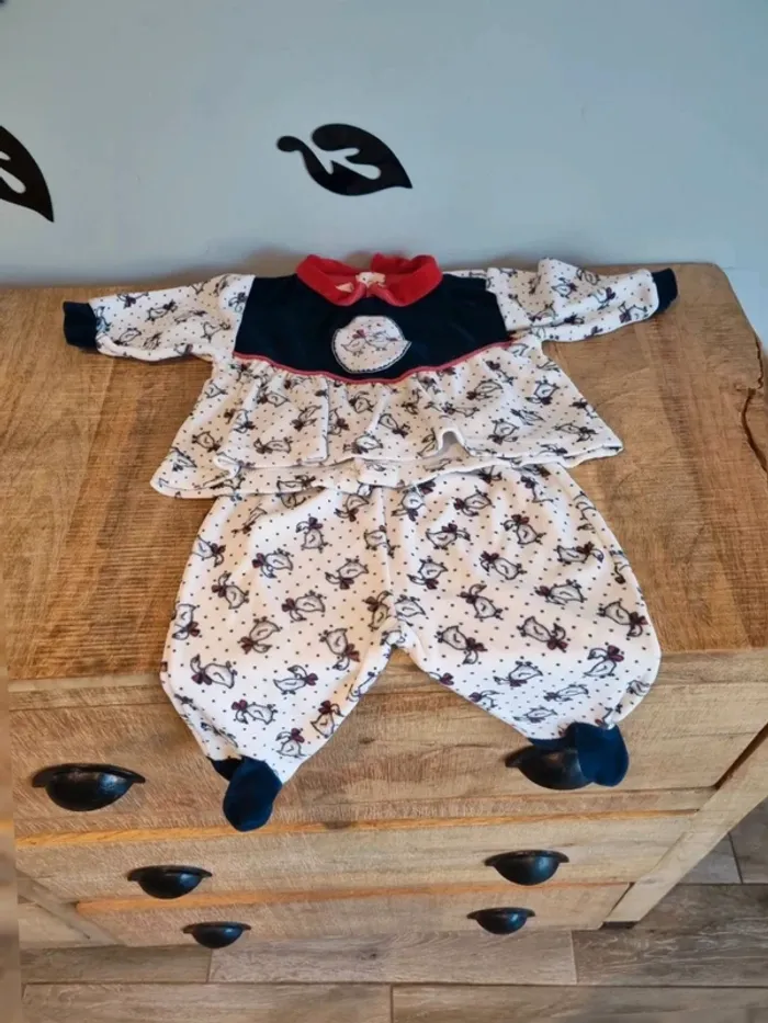 Pyjama 2 pièces fille 6 mois