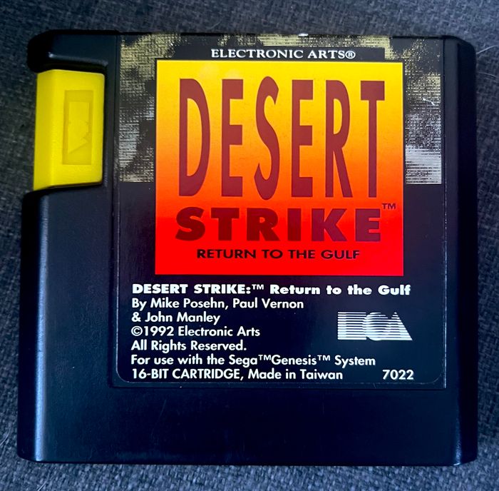 Desert strike pour Sega Mega Drive
