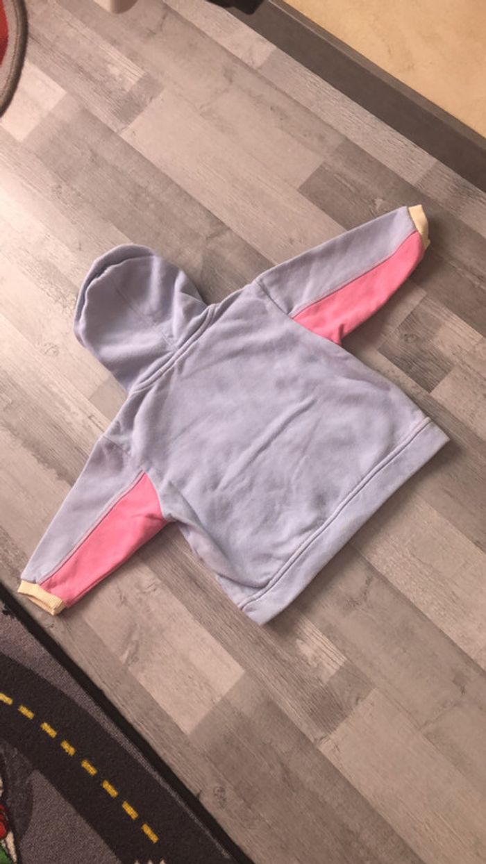 Puma - Veste sweat zippé à capuche fille 6/9 mois - photo numéro 3