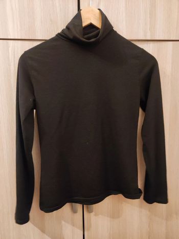 Pull noir col roulé t 36