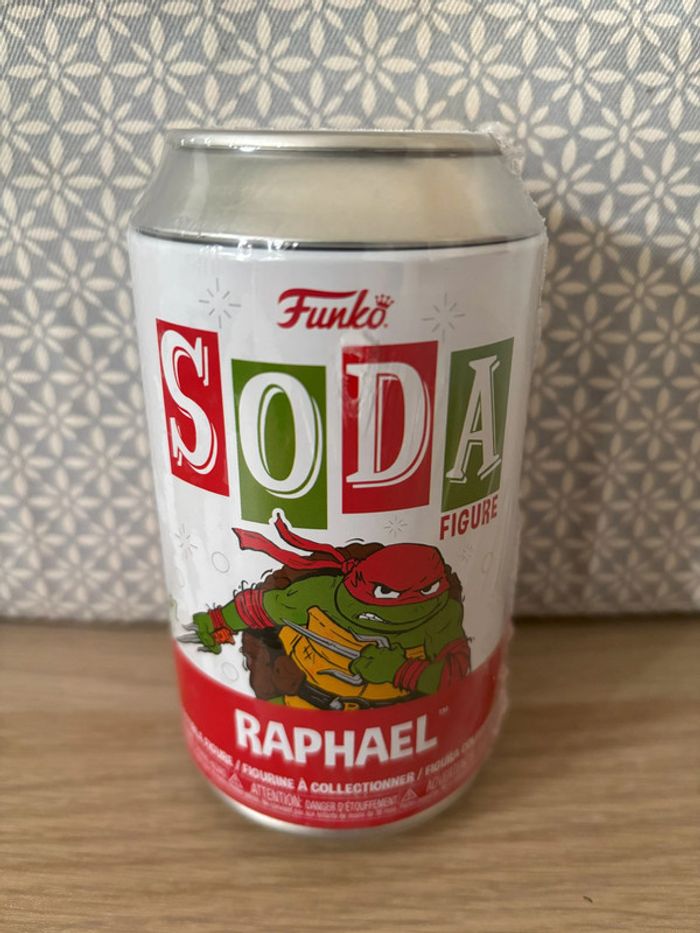 Soda Figurine Tortues Ninja "Raphael" TMNT