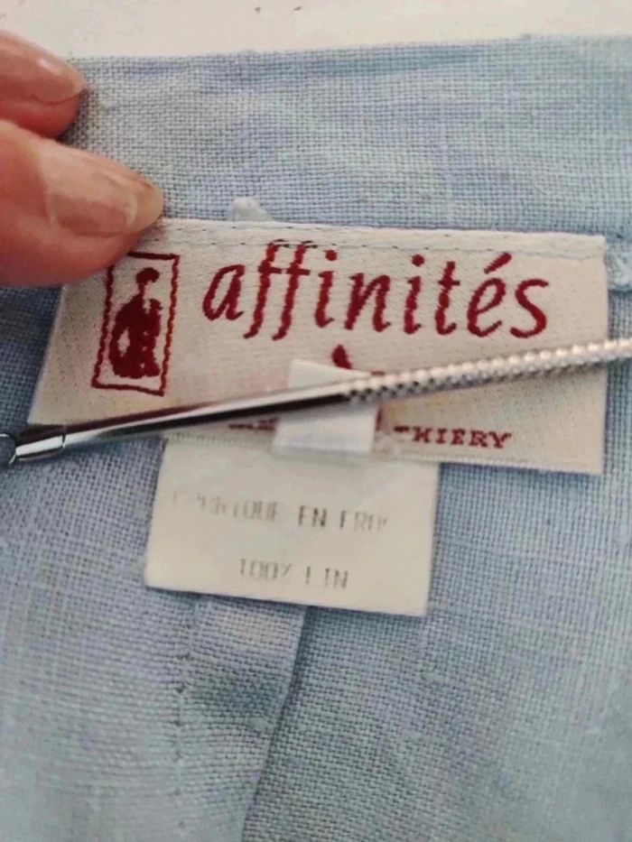 Jupe en lin taille 40 Armand Thiery - photo numéro 7