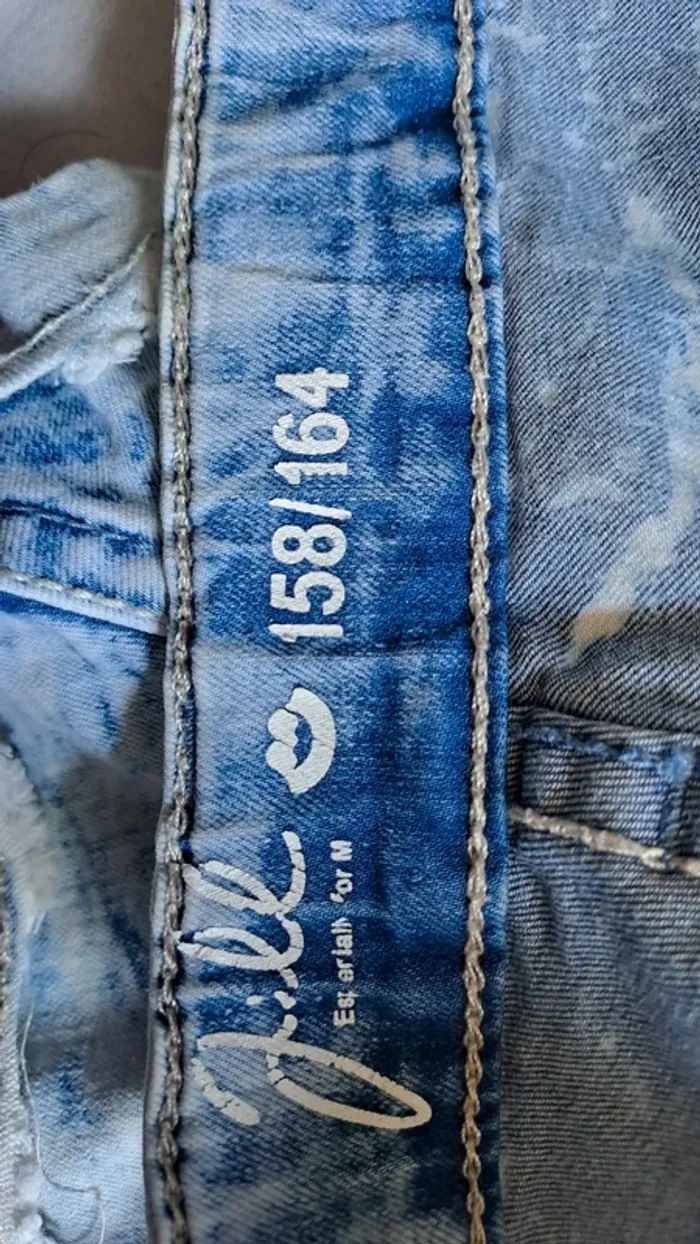Short bleu taille 158 164 cm - photo numéro 5