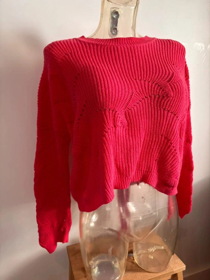 Pull rose à nouer dans le dos - photo numéro 4