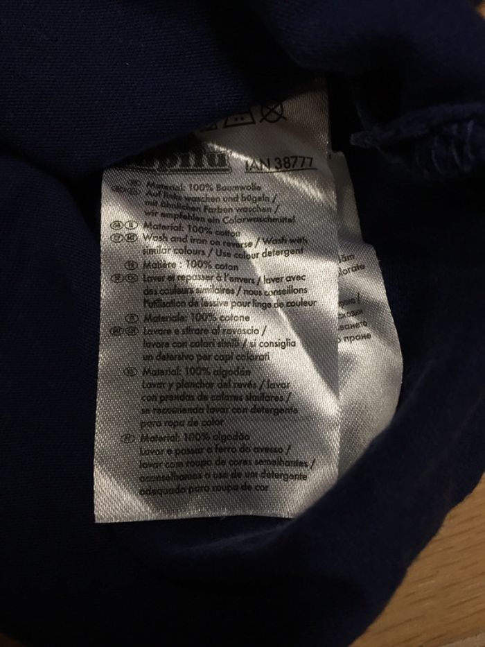 T-shirt marine ML - Lupilu - 4/6ans - photo numéro 5