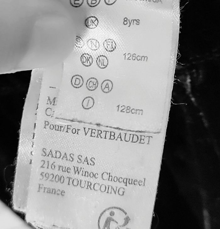 Legging touché velours fille 8 ans - Vertbaudet - photo numéro 2