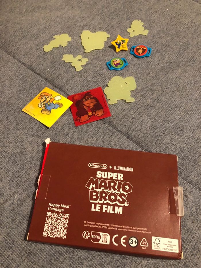 Figurines Mario Luigi Donkey Kong Mcdo Nintendo