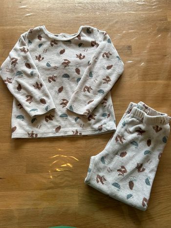 Pyjama velours 2 pièces ~ 36 mois