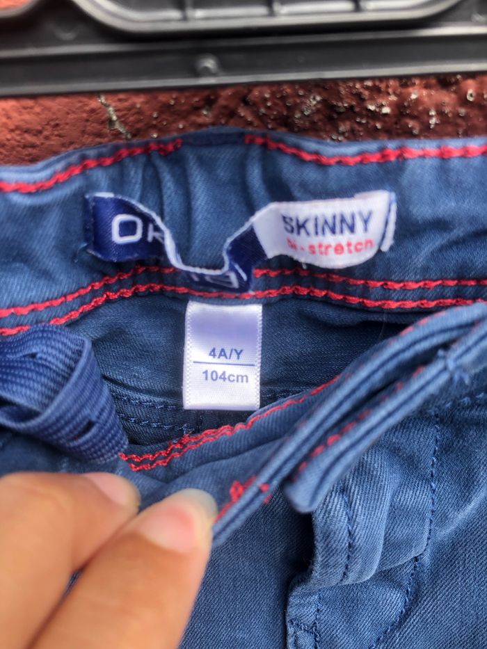 Jeans bleu okaidi taille 4 ans - photo numéro 6