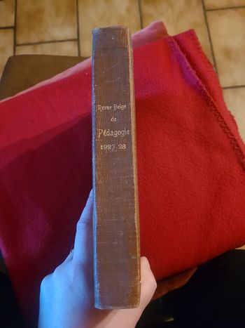 Revue belge de pédagogie 1927 1928