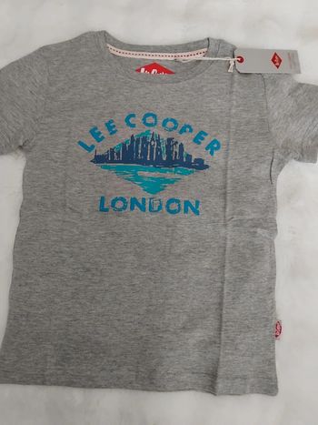 Tee-shirt Lee Cooper gris, 8 ans
