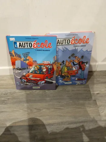 Lot de 2 BD - L'auto école