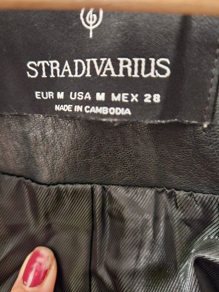 Veste simili cuir stradivarius - photo numéro 2