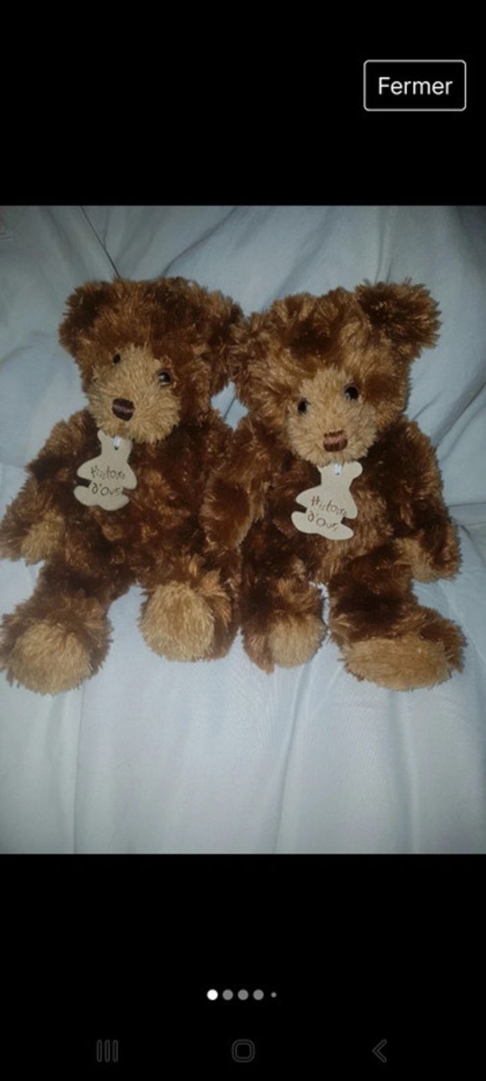 Ours en peluche teddy bear vintage
Histoire d'ours 22 cm