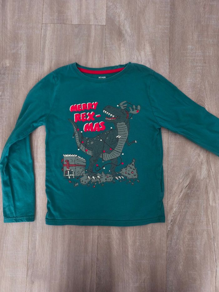 Tee shirt dinosaure noël - photo numéro 2