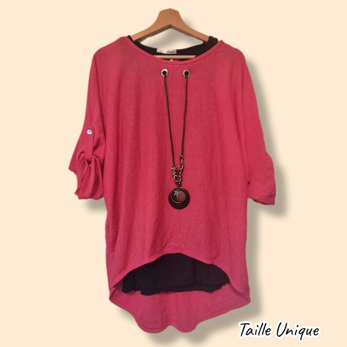 Pull fin avec débardeur