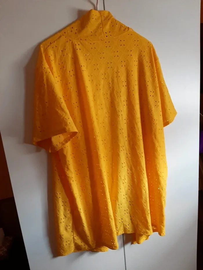 Veste chemise jaune ocre - photo numéro 3