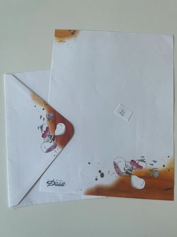 Papier à lettre Diddl A5 avec enveloppe - numéro 26 - blanc