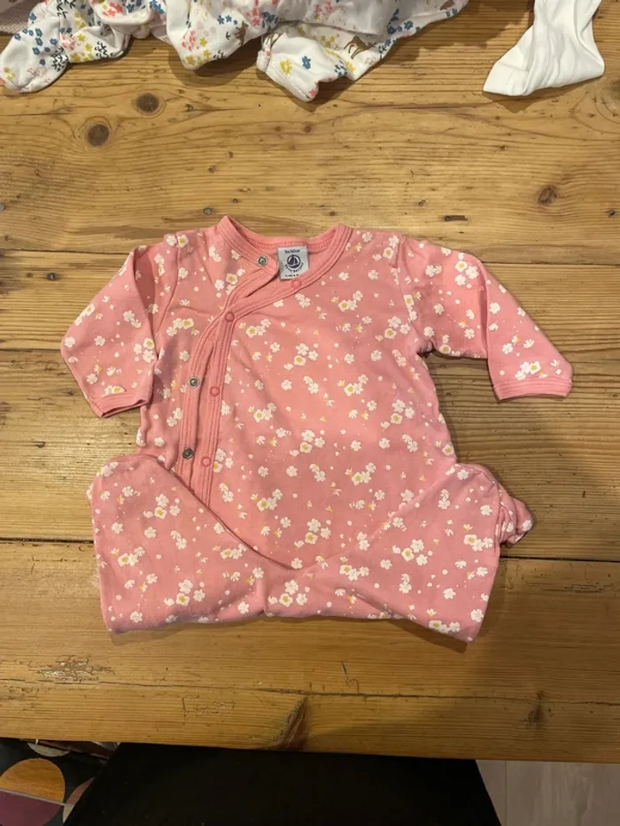 Pyjama rose petit bateau 3 mois