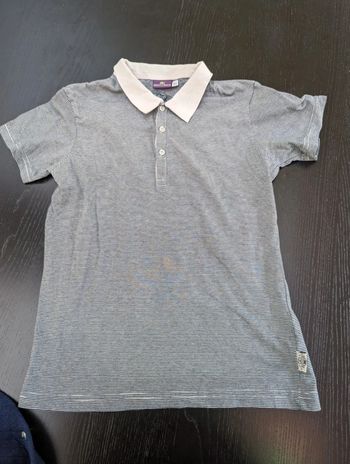 Polo rayé sergent major 10 ans