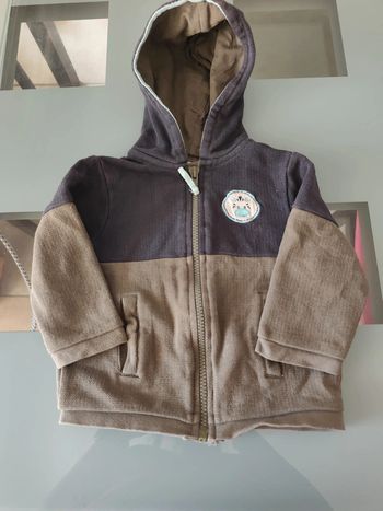 Veste sweat à capuche