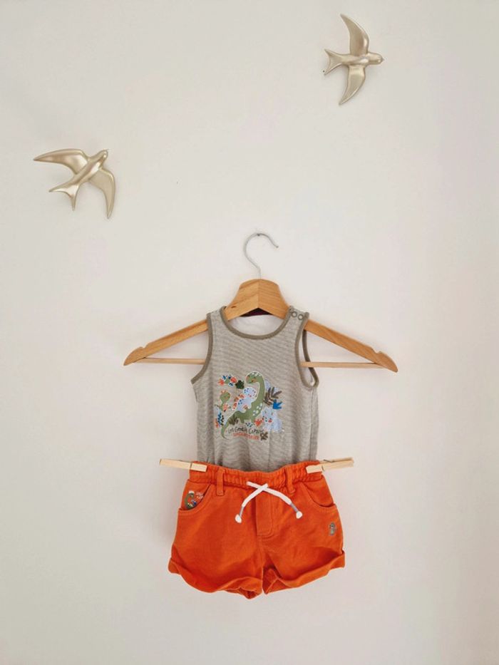 Ensemble short body t-shirt Sergent Major 👶