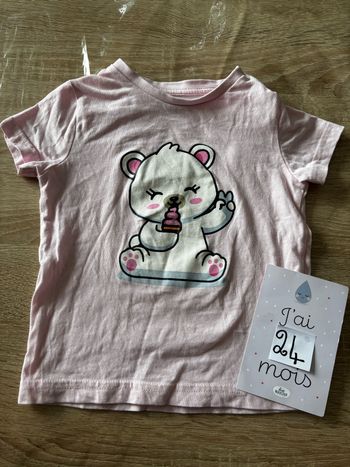 Tee shirt ours US Jeans t.23m