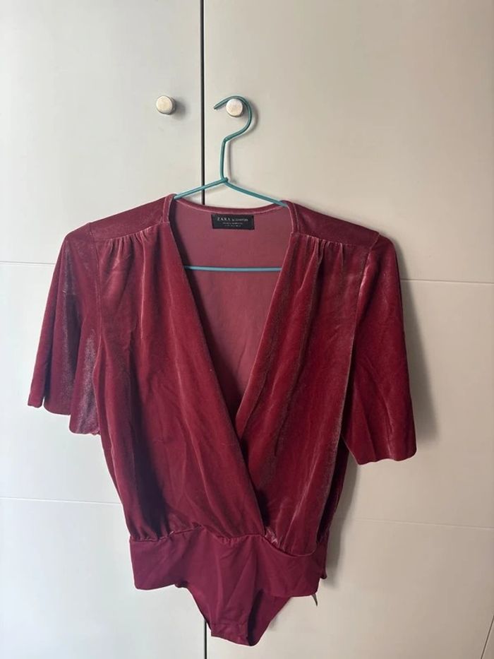 Body Zara en velours - photo numéro 2